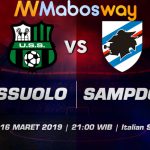 Prediksi Bola Sassuolo vs Sampdoria 16 Maret 2019