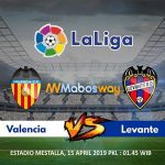 Prediksi Bola Valencia VS Levante 15 April 2019